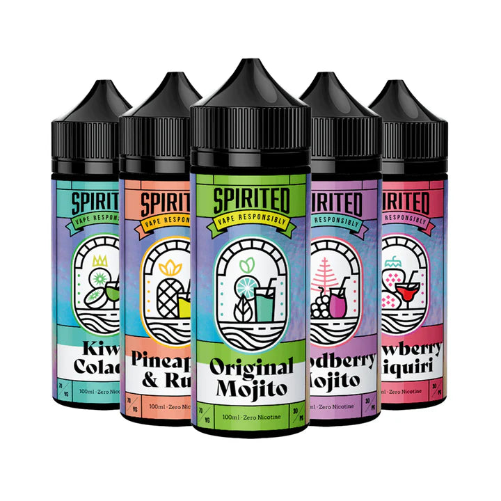 Spirited 100ml Shortfills (Discontinuing)