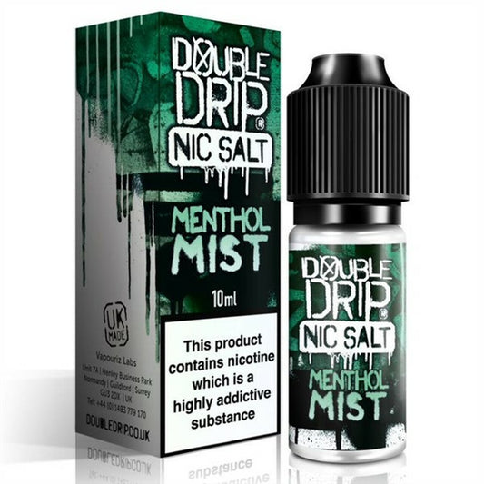 Double Drip Salt 10ml's (Menthol Mist) - Both Stores