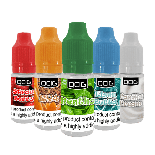 Qcig x10 Base 10ml's - Both Stores
