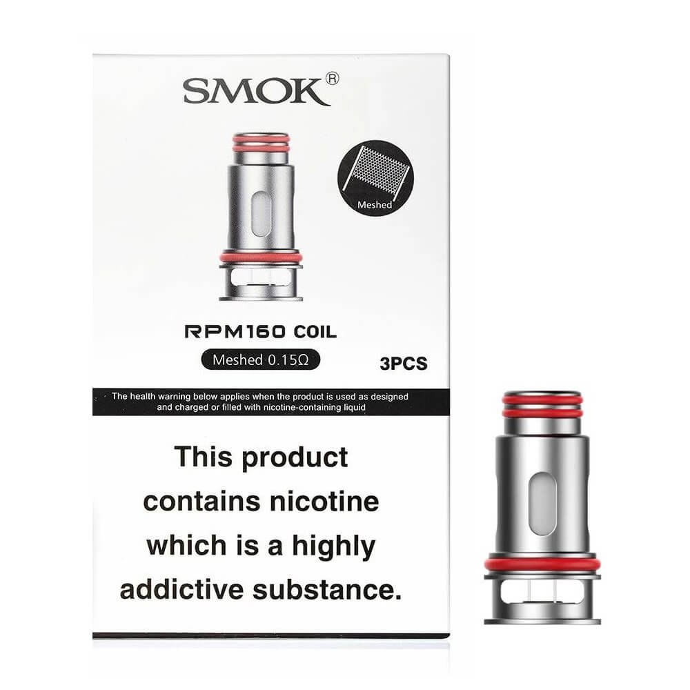 RPM 160 Coils by Smok - 3 Pack - Shard End Only