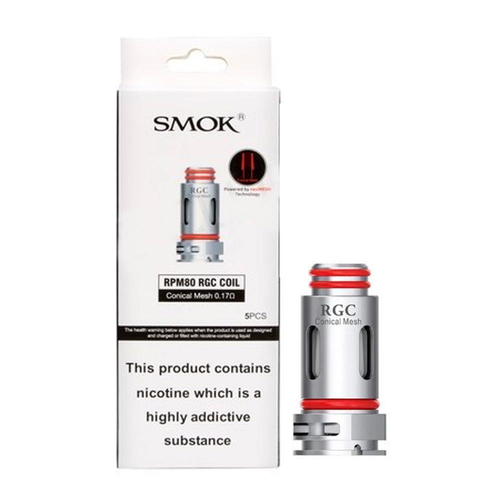 RPM 80 RGC Coils by Smok - 5 Pack - Shard End Only